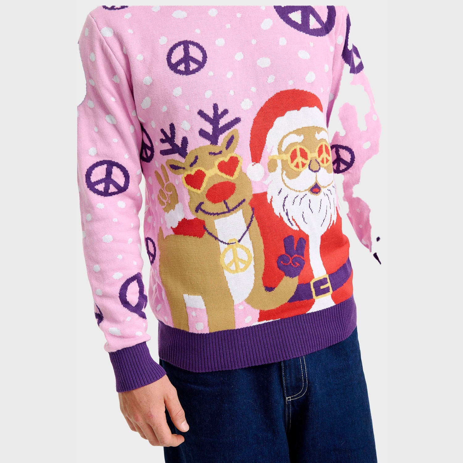 Hippie Christmas Sweater โ Men